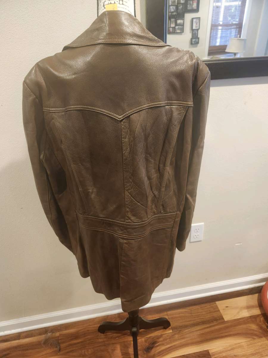 vintage leather jacket