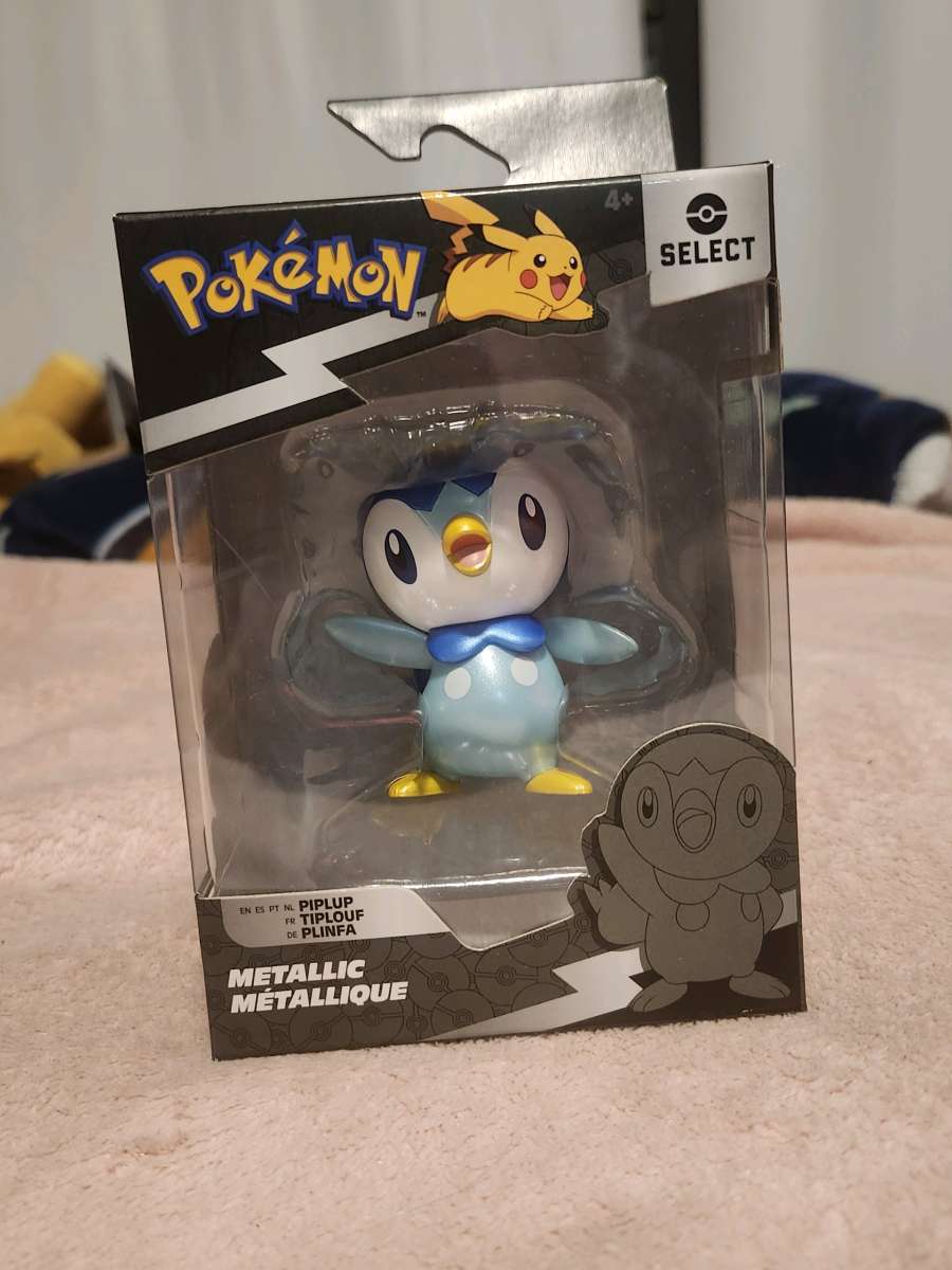 Pokemon Piplup Metallic Figurine