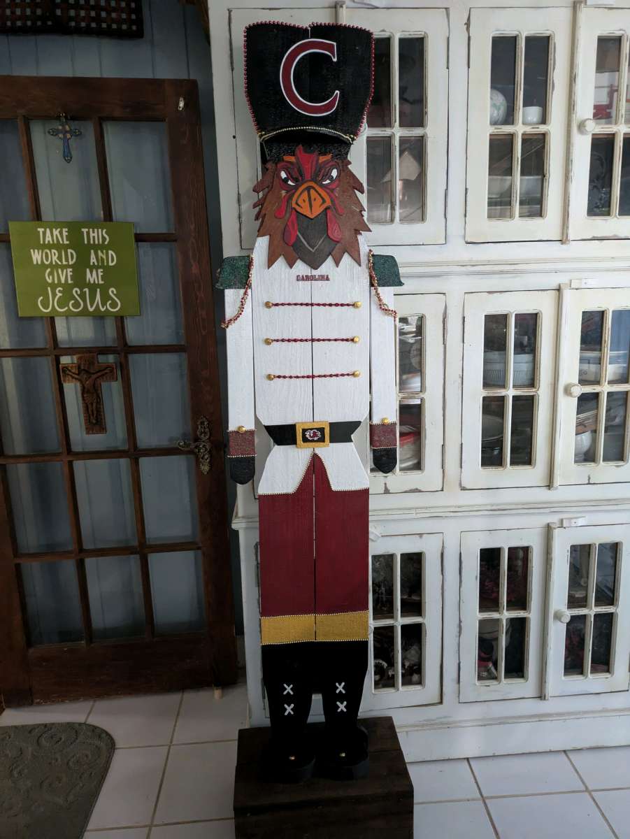 handmade football team nutcrackers