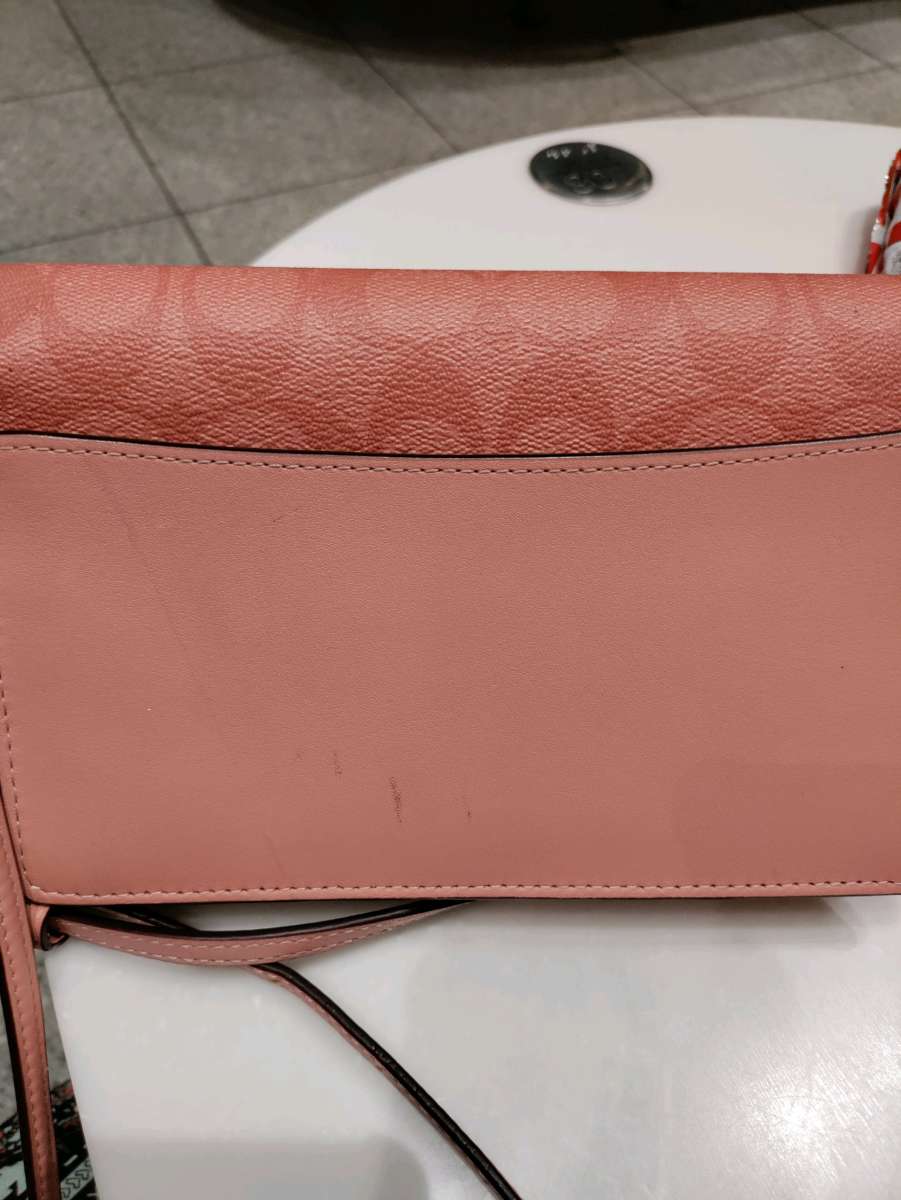 Coach Crossbody In Light Pink