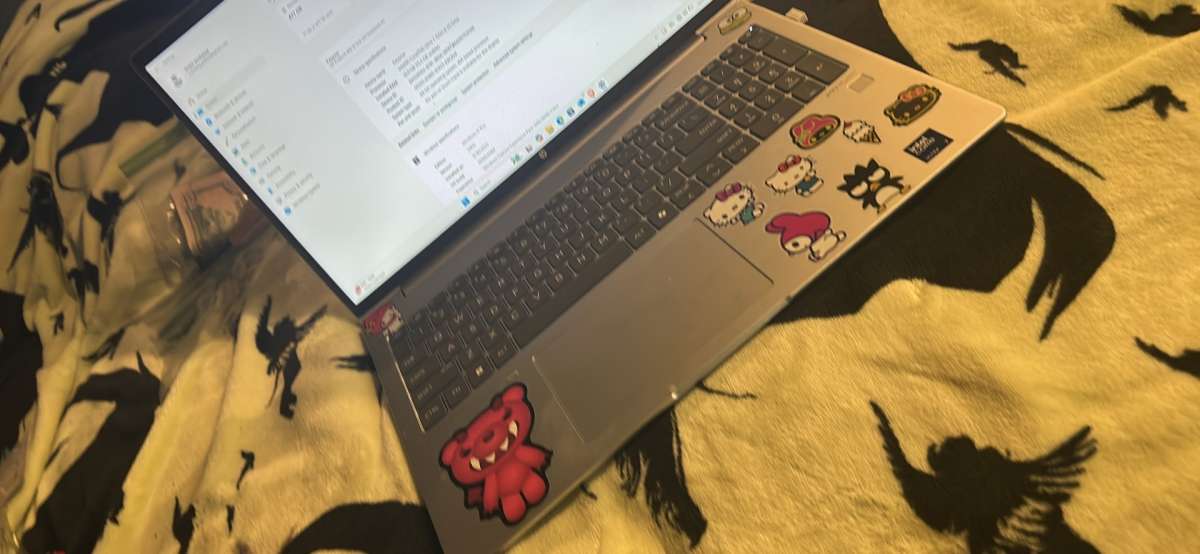 A gaming laptop