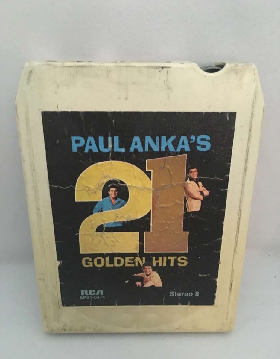 Paul Anka 21 Golden Hits 8track used see details below for i