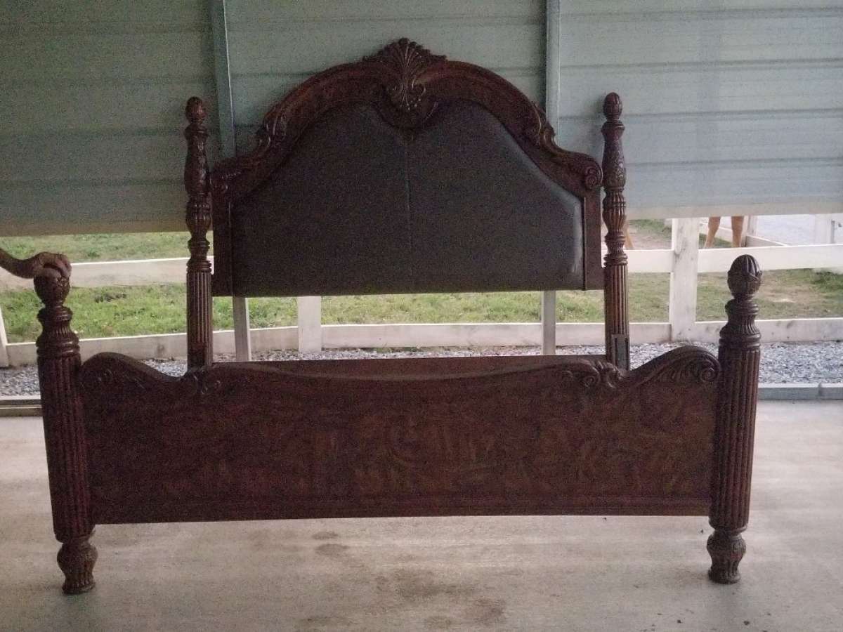 King size bed frame with or without mattress