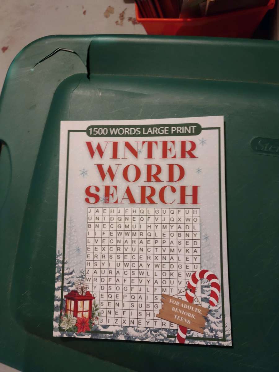 Large Word Search puzzles book