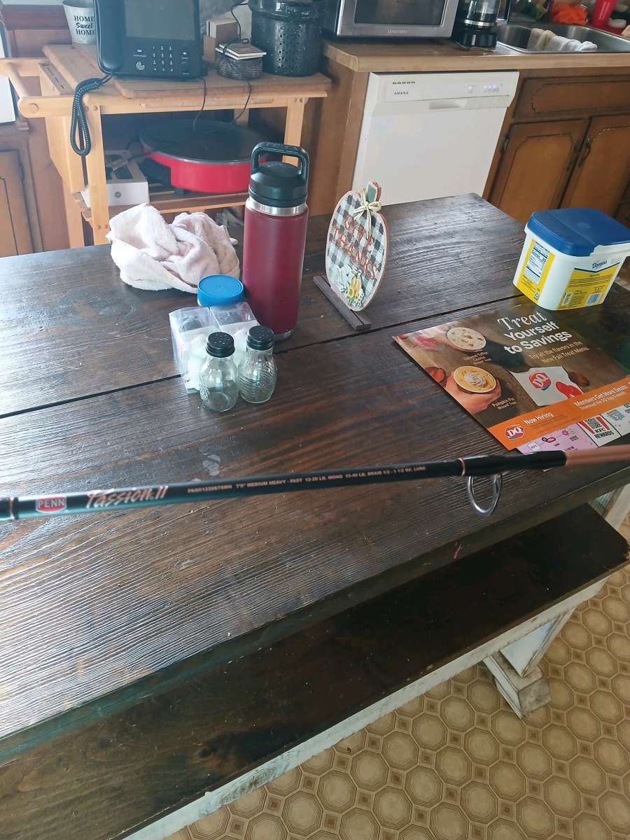 peen passion fishing rod and reel