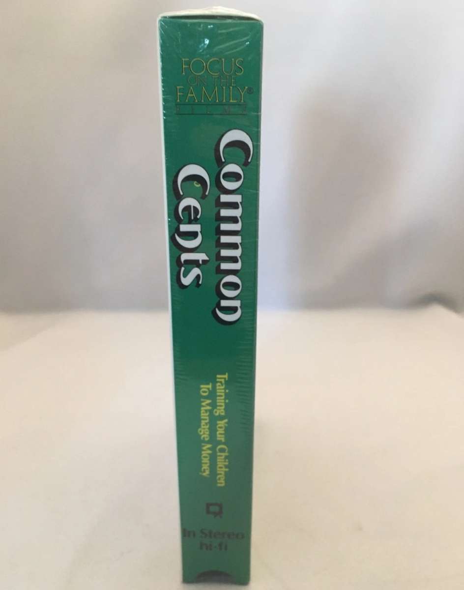 Focus on the Family Presents Common Cents VHS SEALED See des