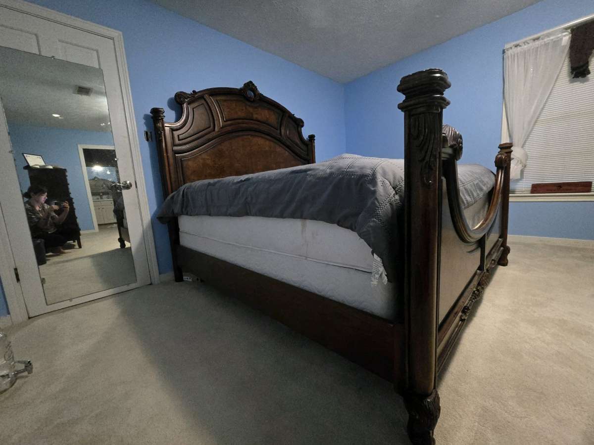 Fairmount Designs California King Bed Frame and nightstand