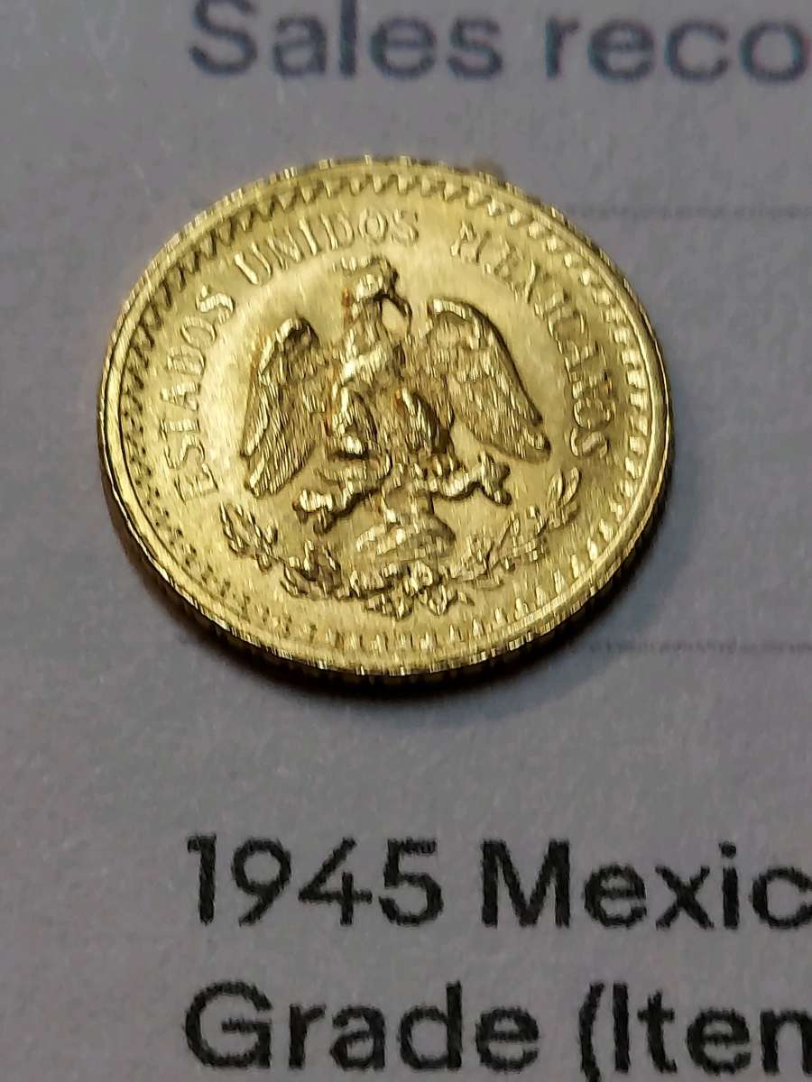 MEXICO 22K GOLD COIN