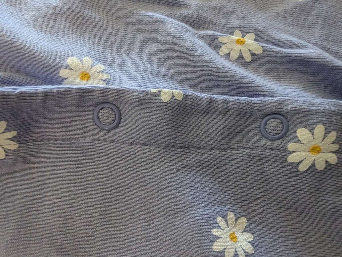 Baby Purple romper with bee