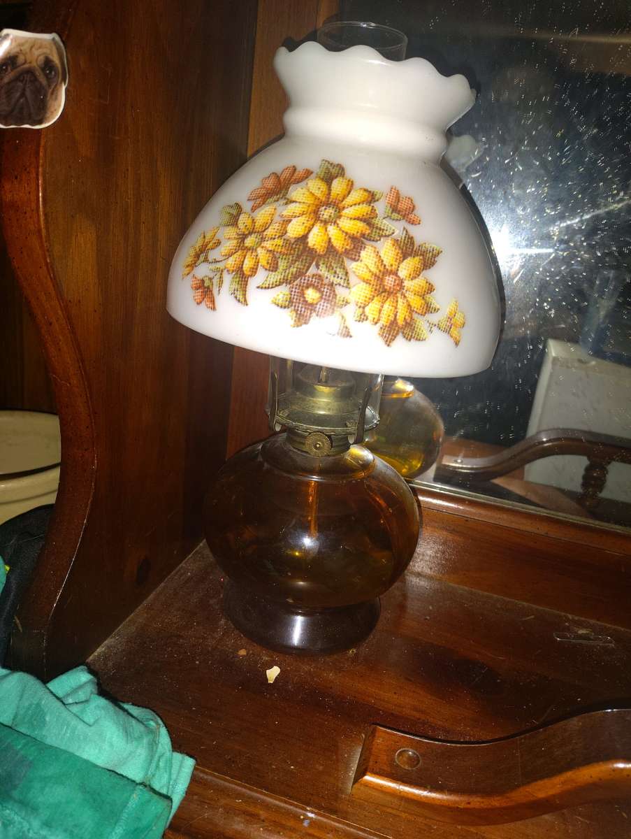 Vintage oil lamp