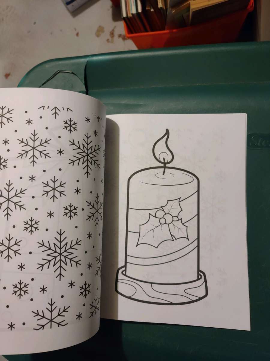 Blessings Christmas Coloring book