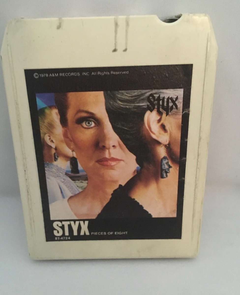 Styx Pieces Of Eight 8 track tape used see details below for