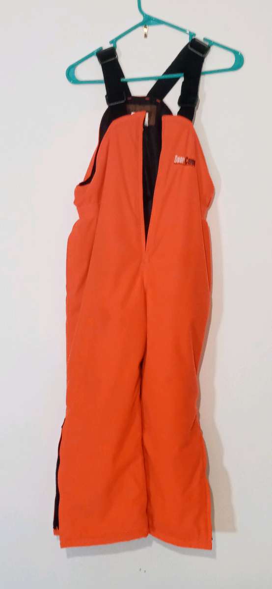 Youth Blaze Orange Insulated Bibs and Coat Medium