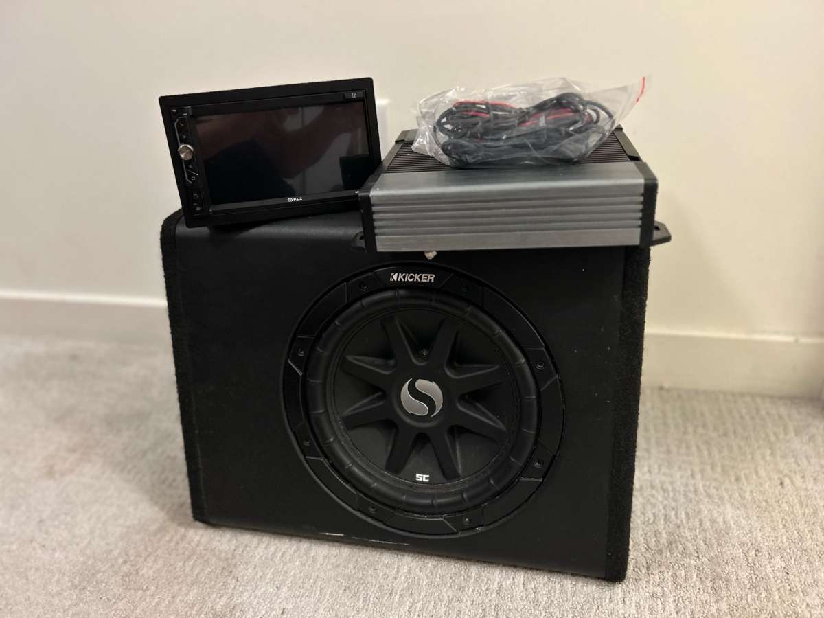 plz radio n 10inkickier amp