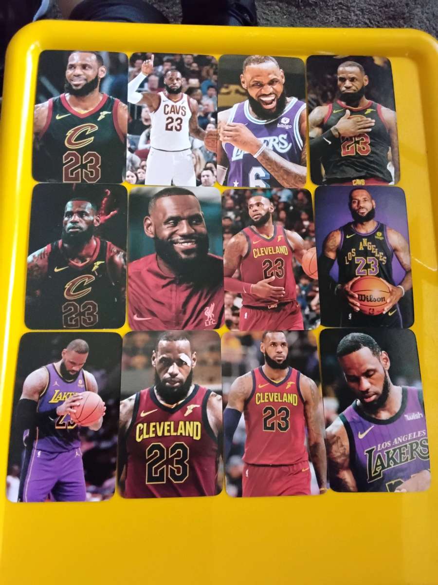 LEBRON JAMES LOMO PICTURE BASKETBALL CARDS LOT 60
