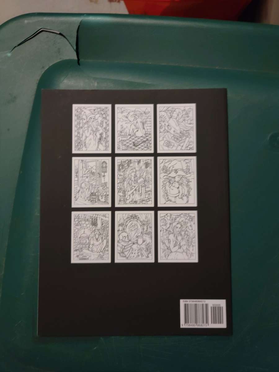 Witch coloring book