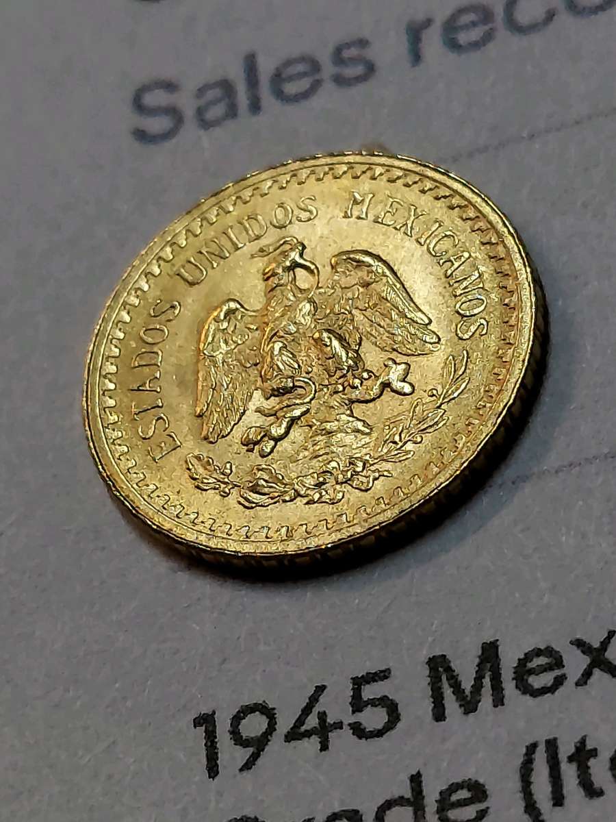 MEXICO 22K GOLD COIN