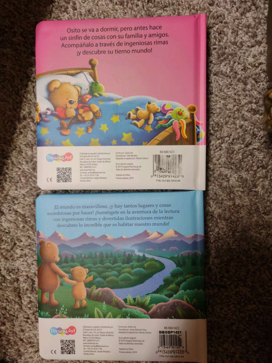 Softcover and Boardbook books in Spanish