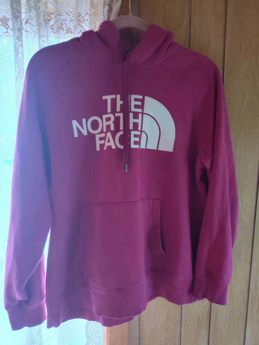 the north face hoodie womens large