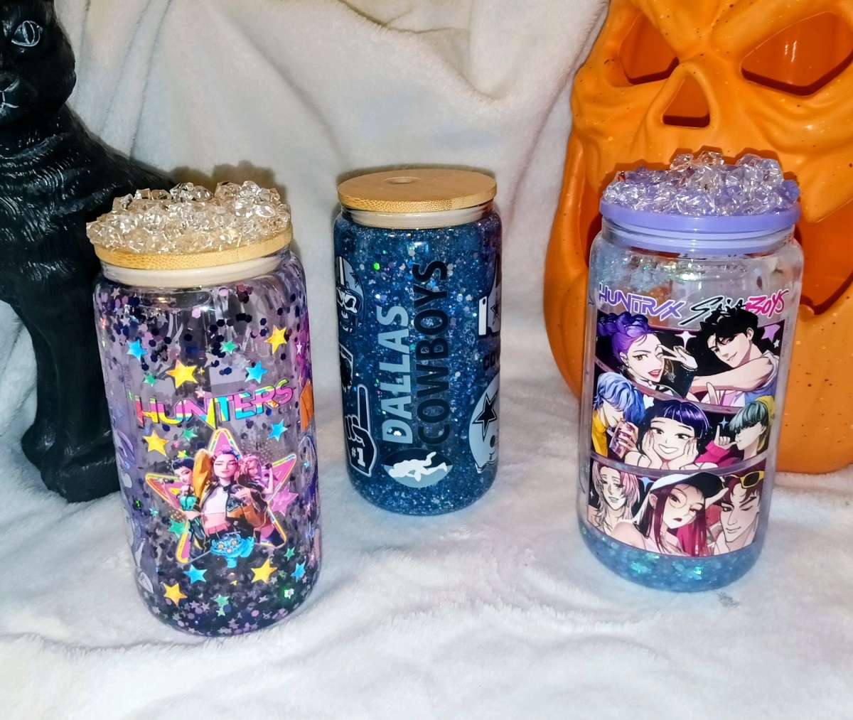 16oz Snowglobe tumblers