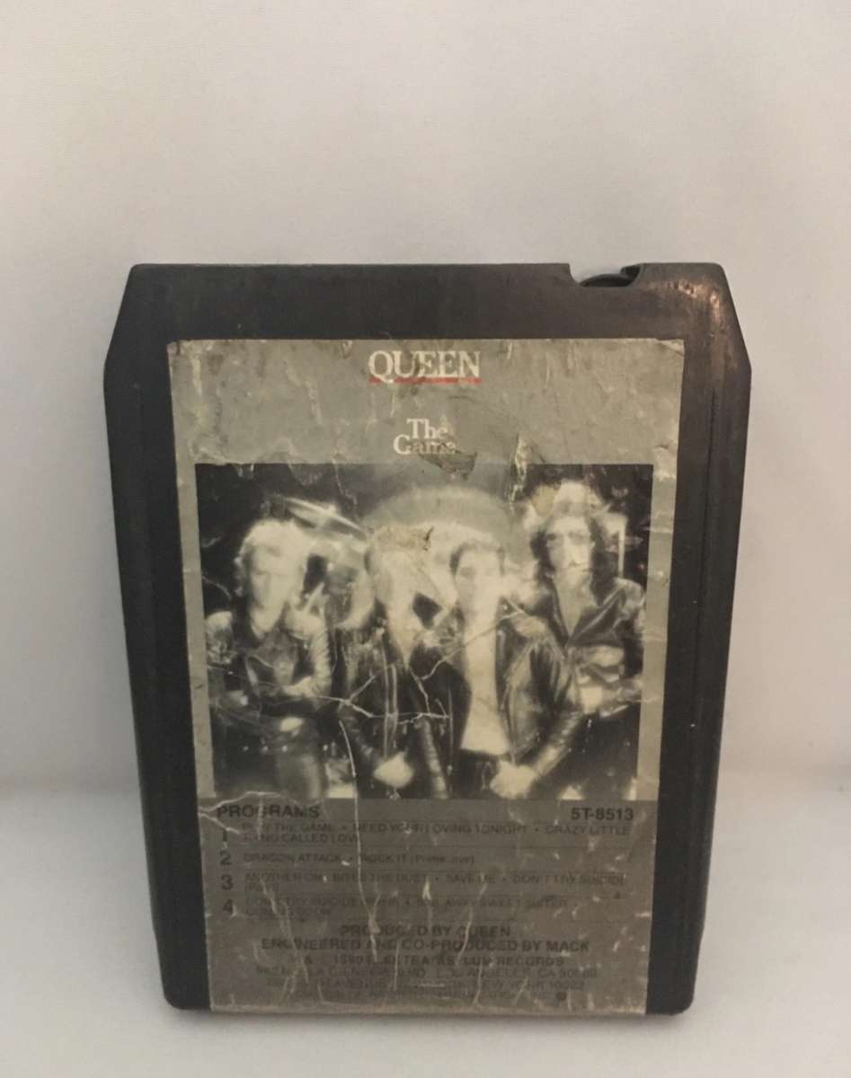 1980 Vintage Queen The Game 8 Track Tape Elektra 5T8513 used