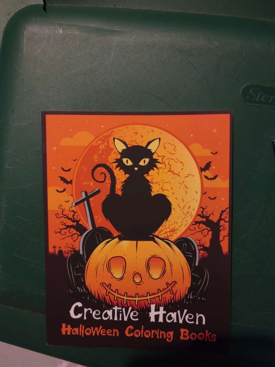 Creative Haven Halloween coloring book