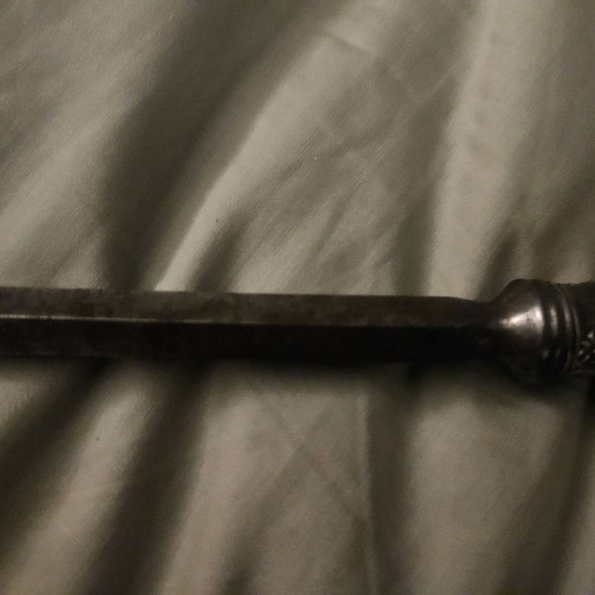 long antler handled sharpener