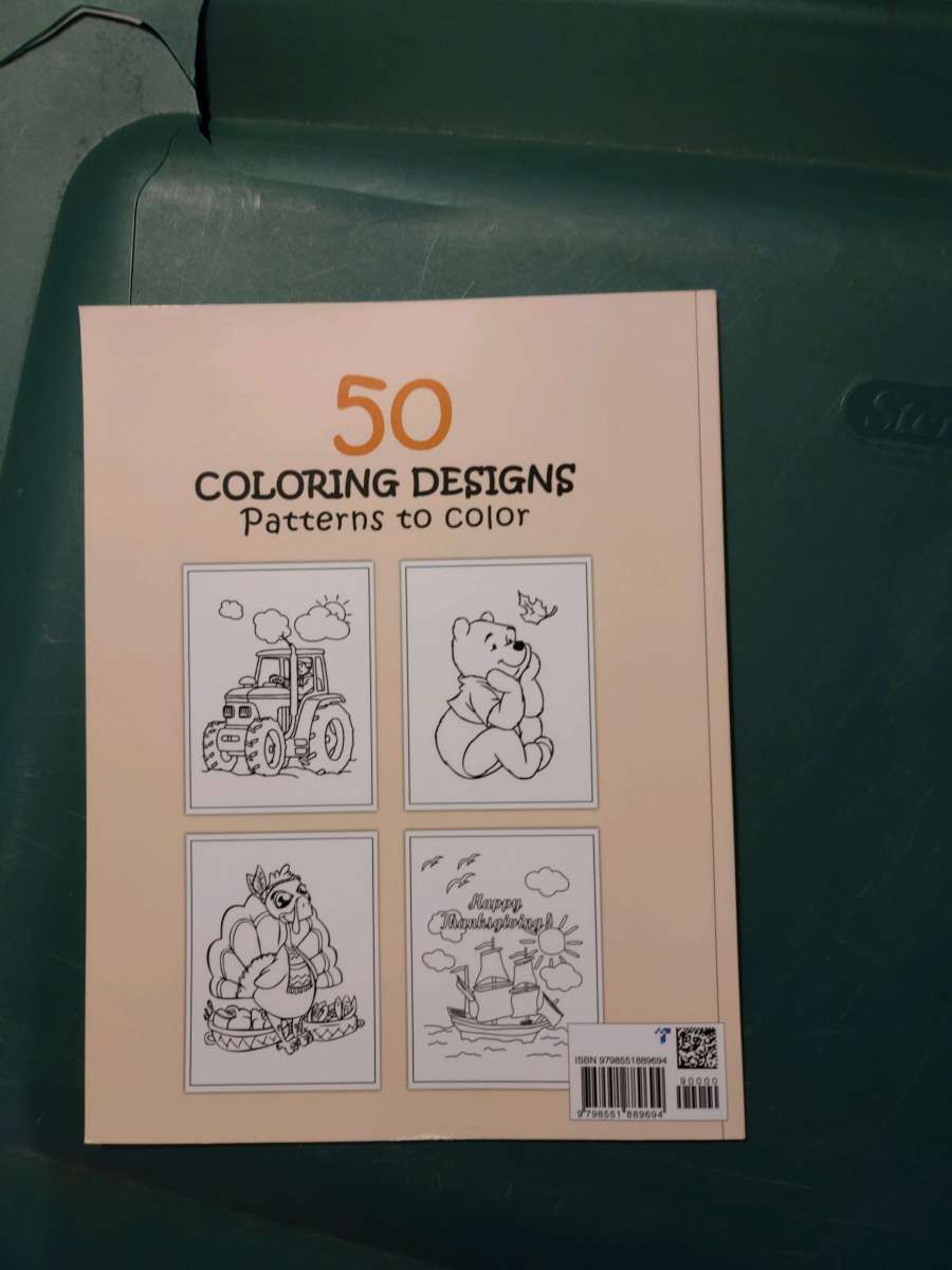 Coloring book for Thanksgiving