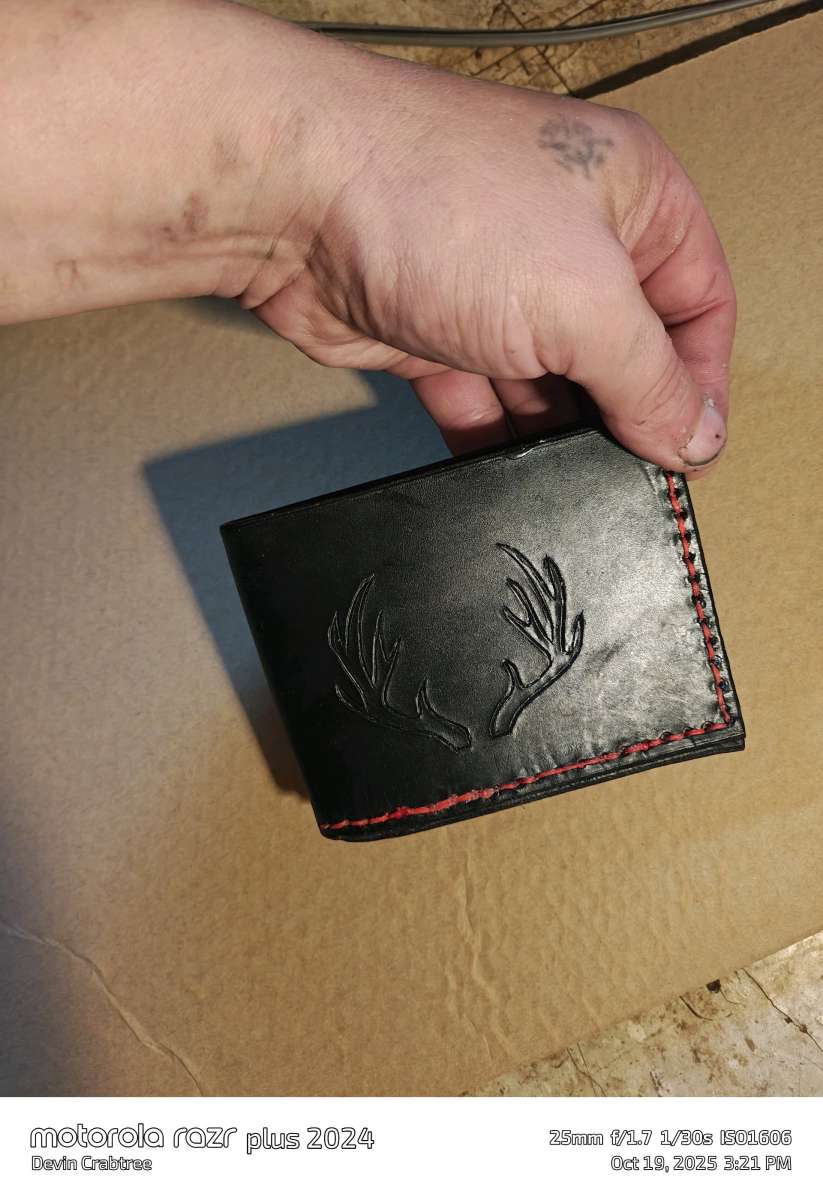 handcrafted leather wallet