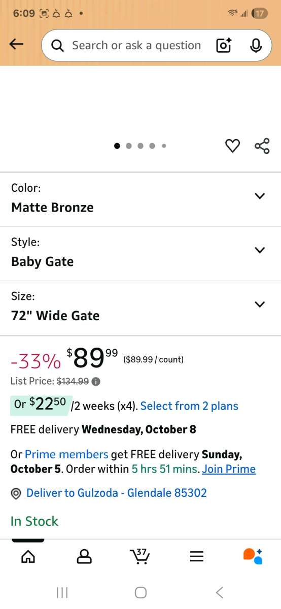 Toddleroo by North States Deluxe Dcor Gate Linen Model 4954S