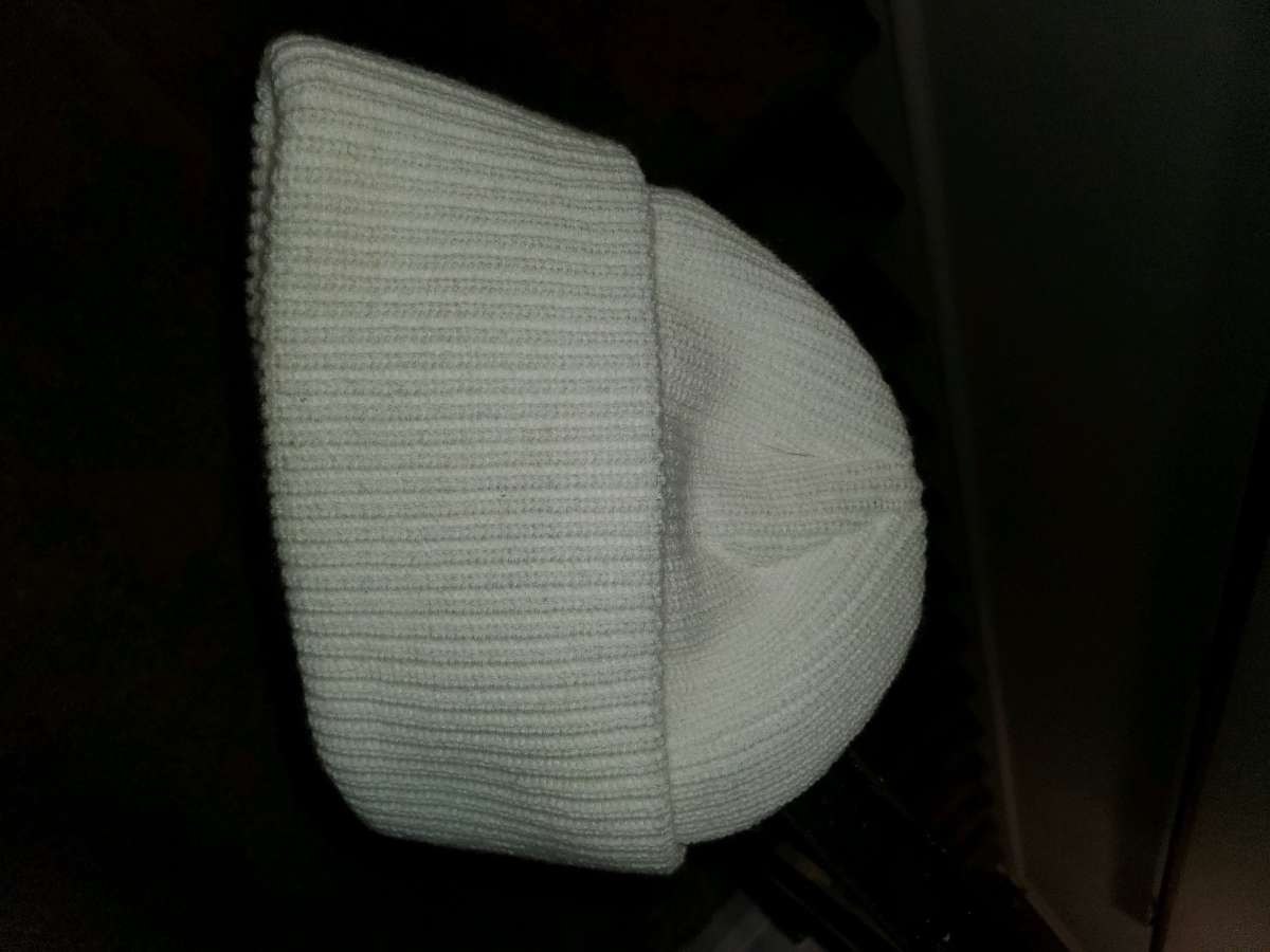 Amiri logo beanie white