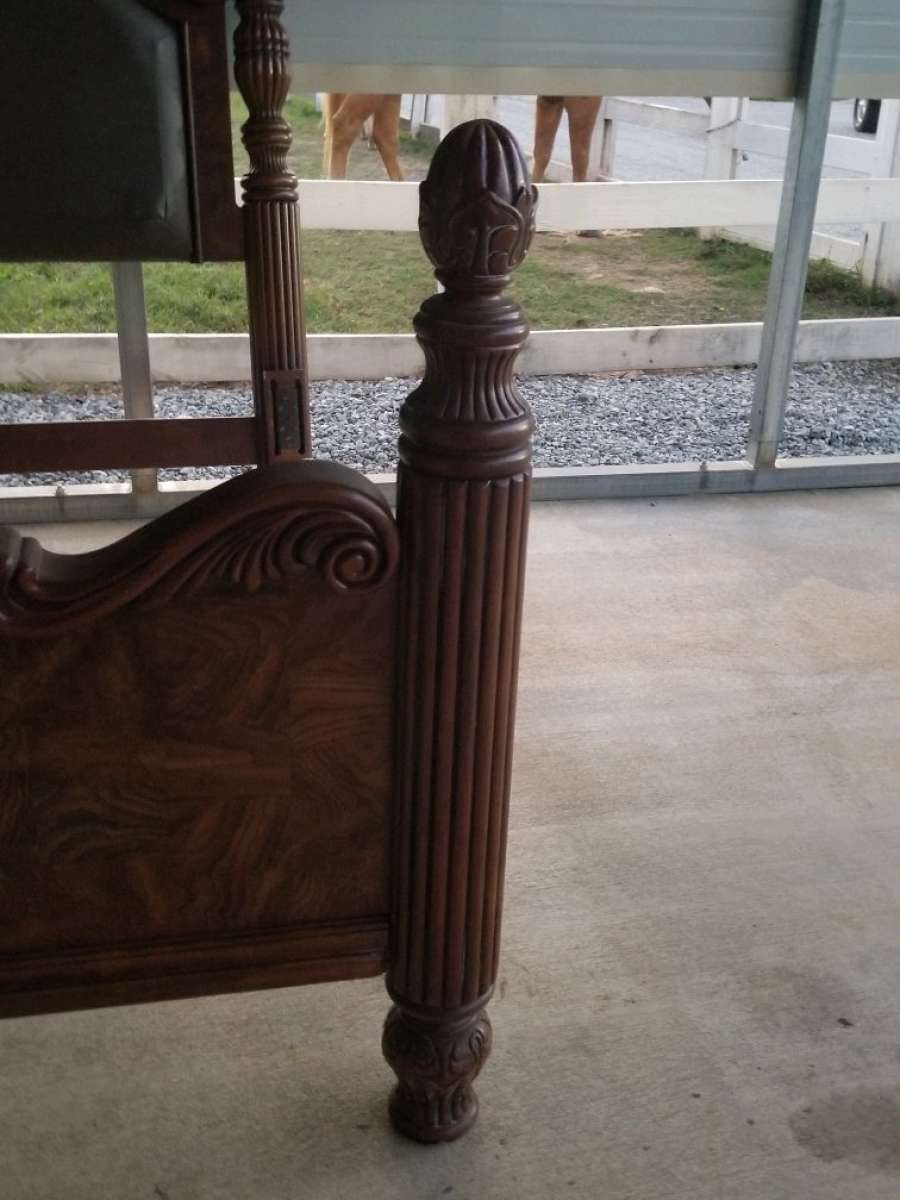 King size bed frame with or without mattress