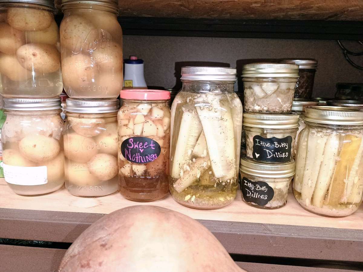 fresh organic old school made canned food