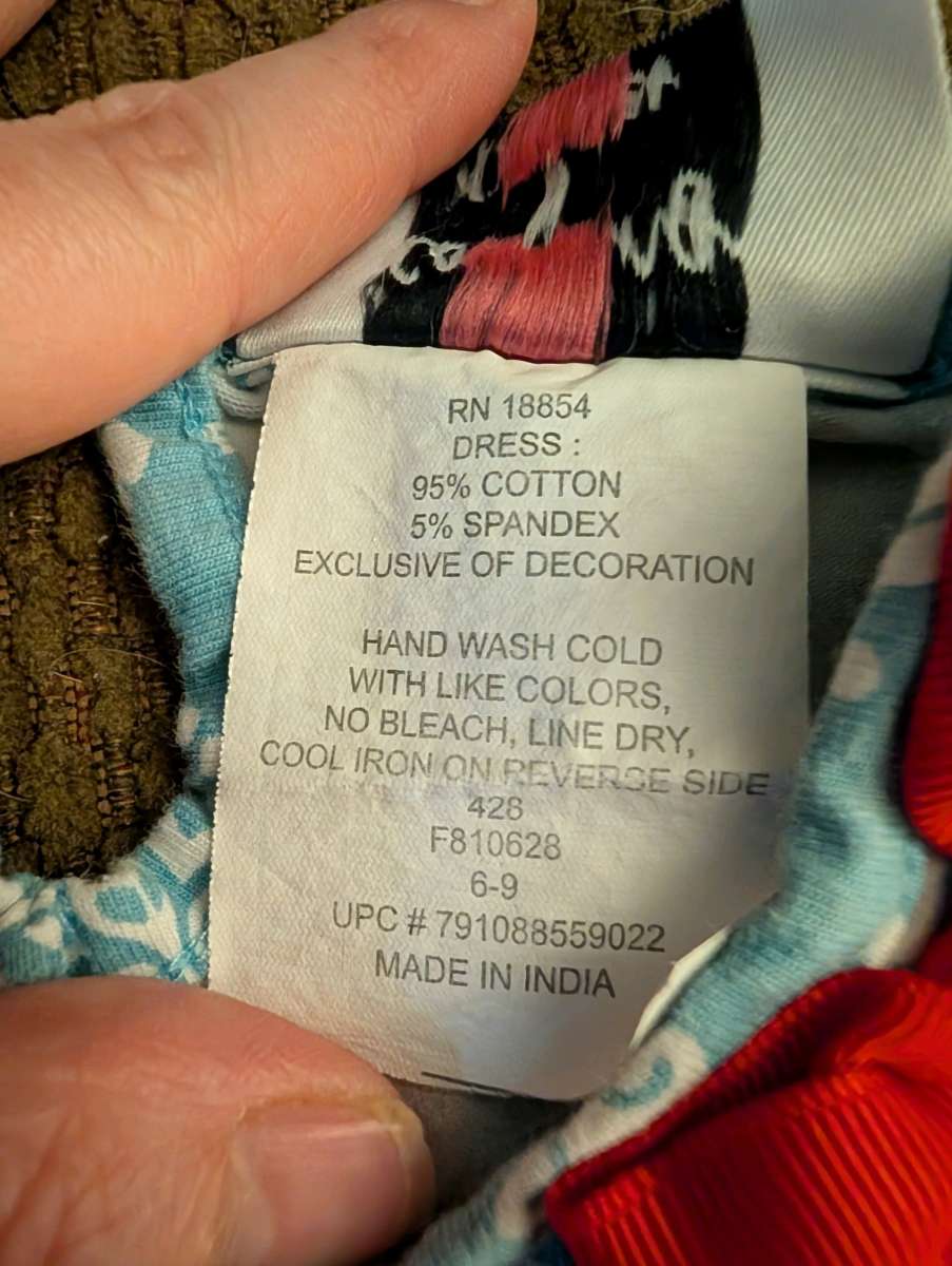 Winter Christmas baby dress