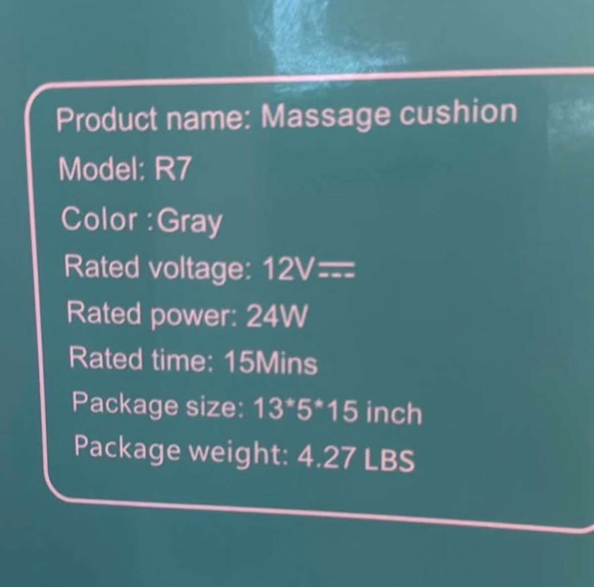 Brand new heated massager