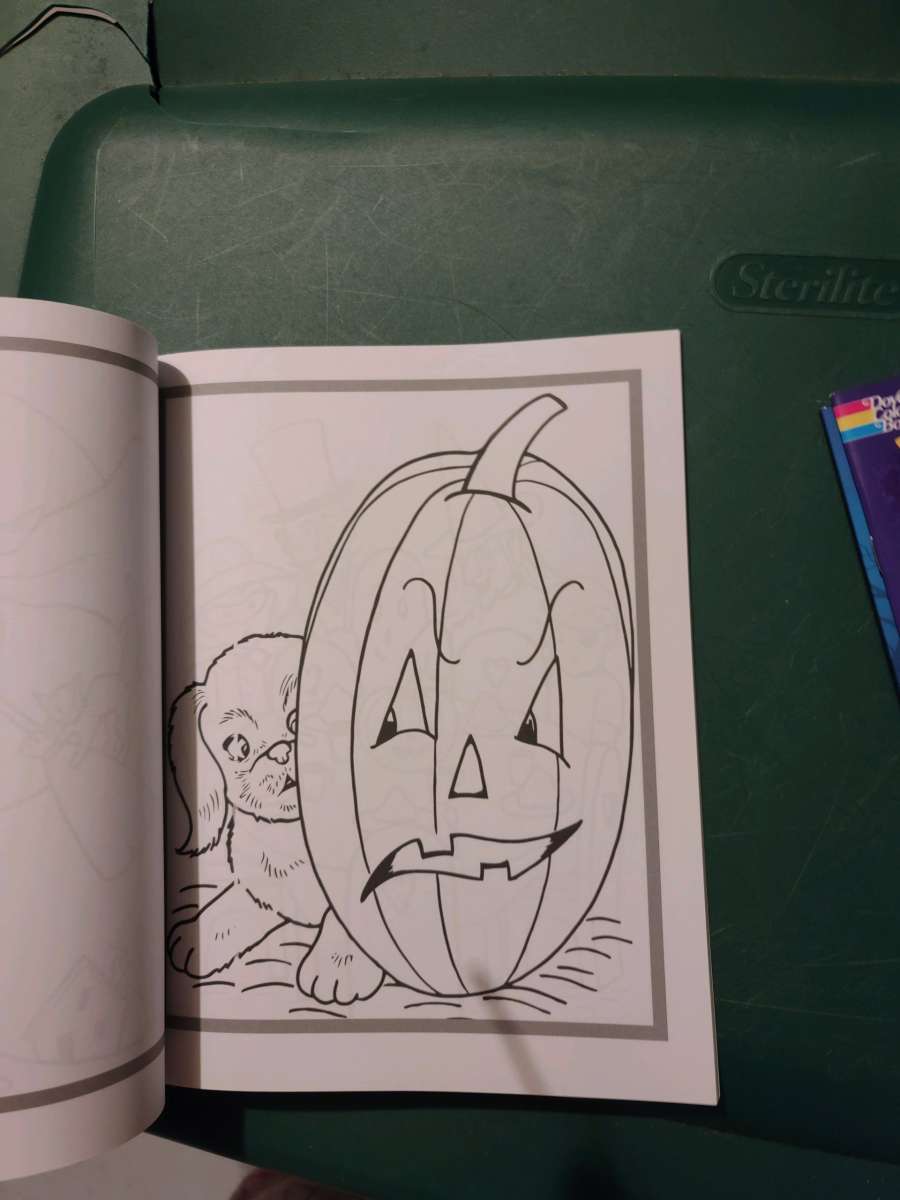 Creative Haven Halloween coloring book