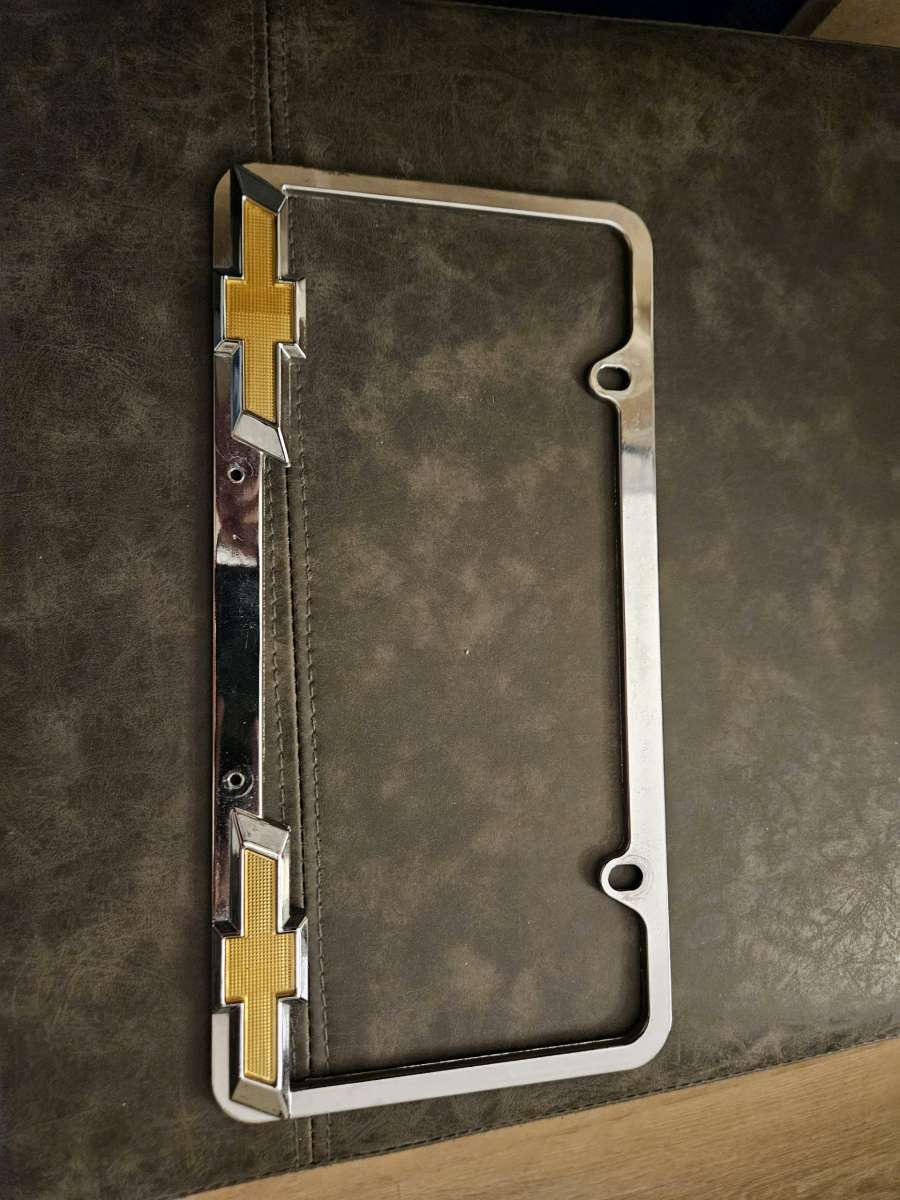 Chevy license plate frame