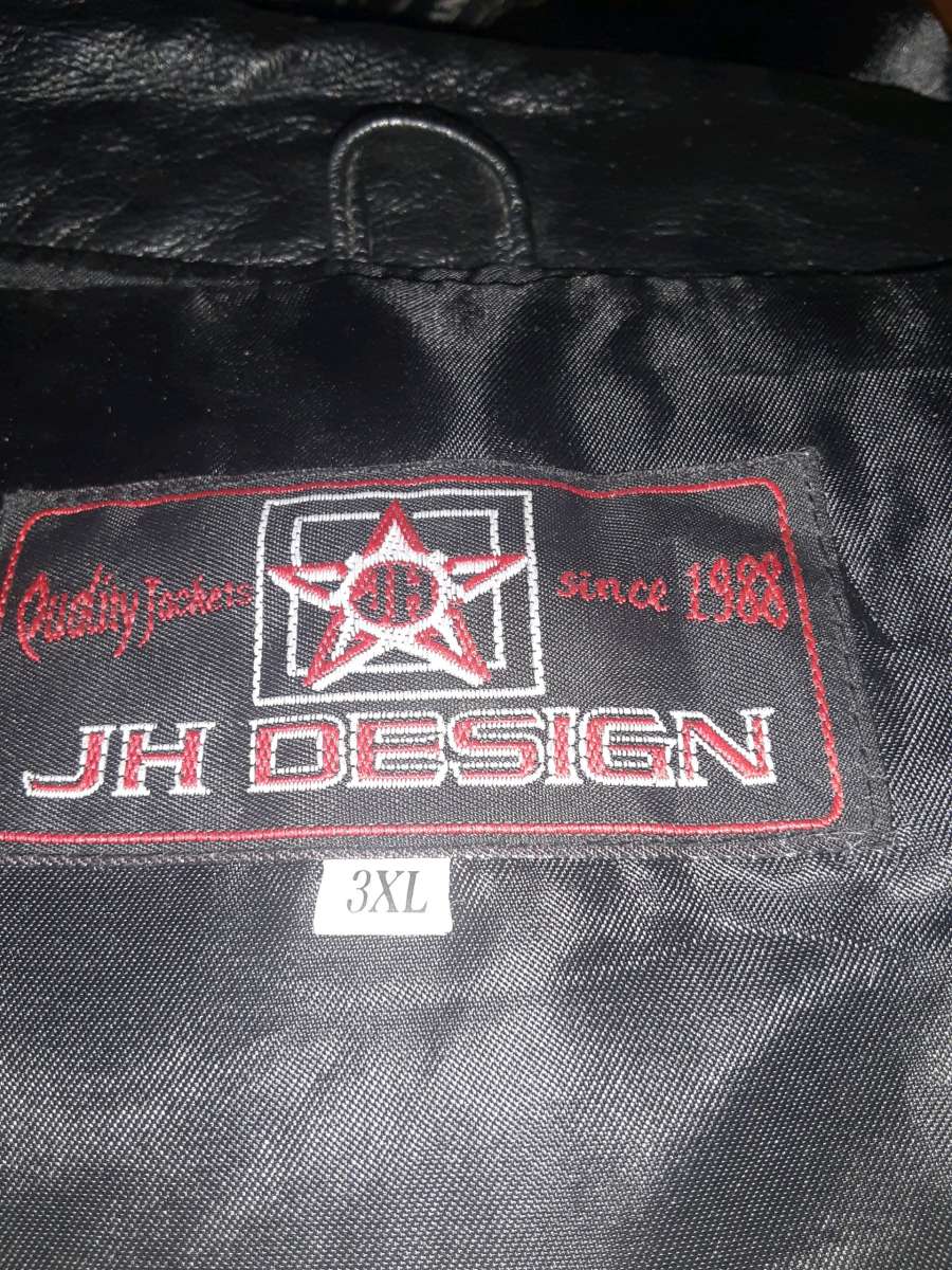 Rusty Wallace heavy leather jacket