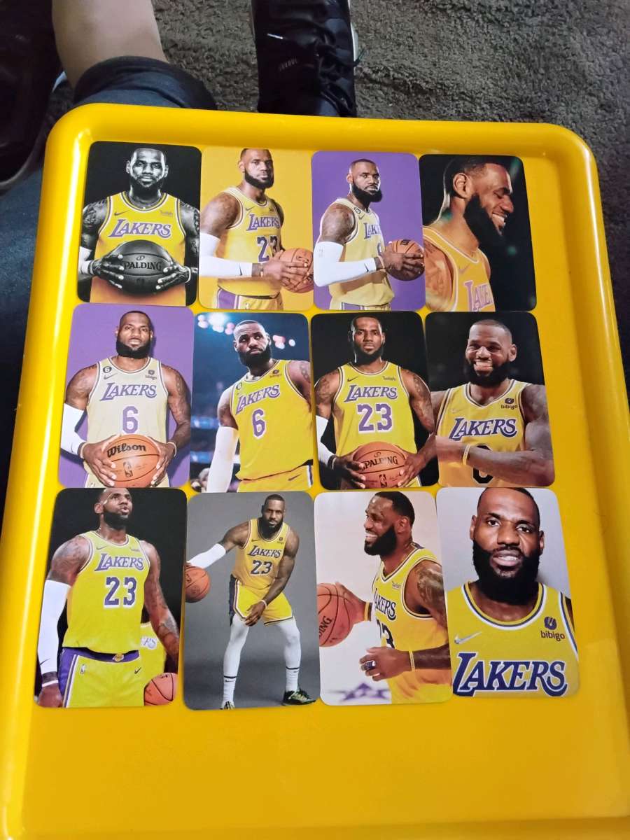 LEBRON JAMES LOMO PICTURE BASKETBALL CARDS LOT 60