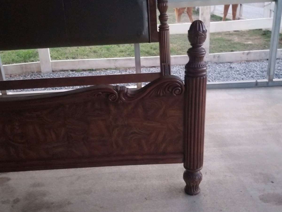 King size bed frame with or without mattress