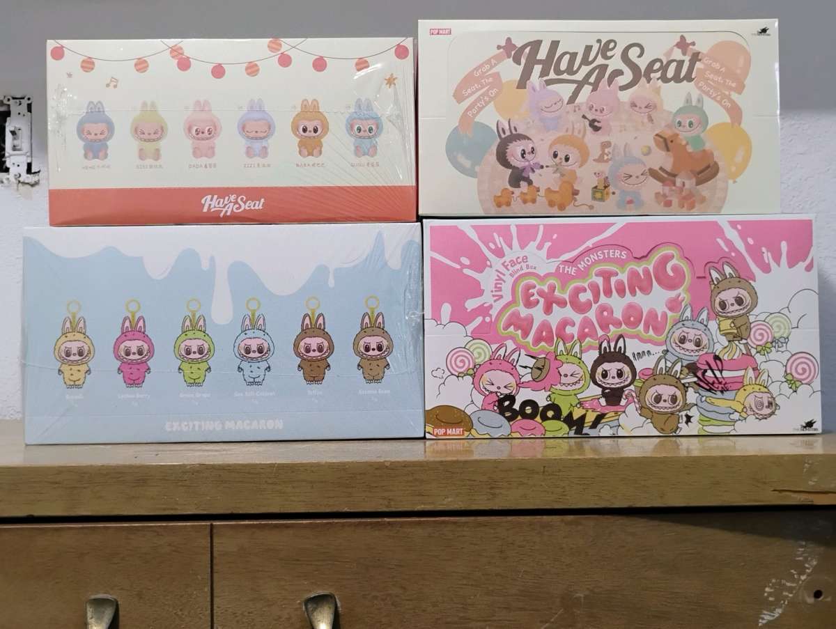 Labubus gen 1 and gen 2