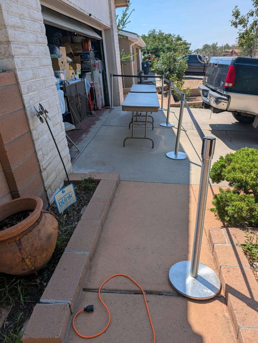 Retractable Belt Crowd Control Stanchion