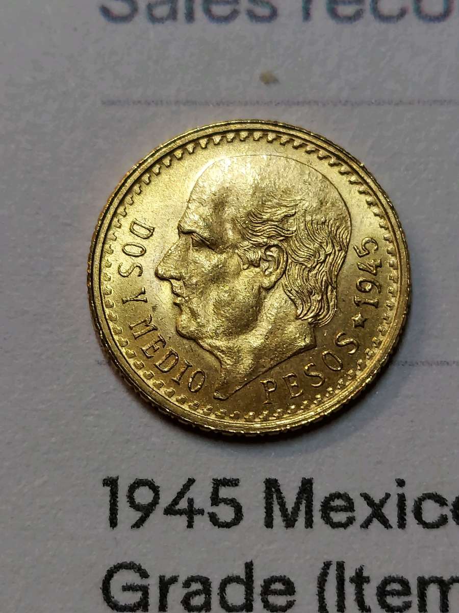 MEXICO 22K GOLD COIN