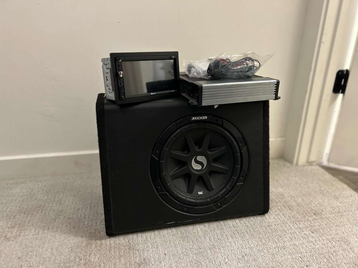 plz radio n 10inkickier amp
