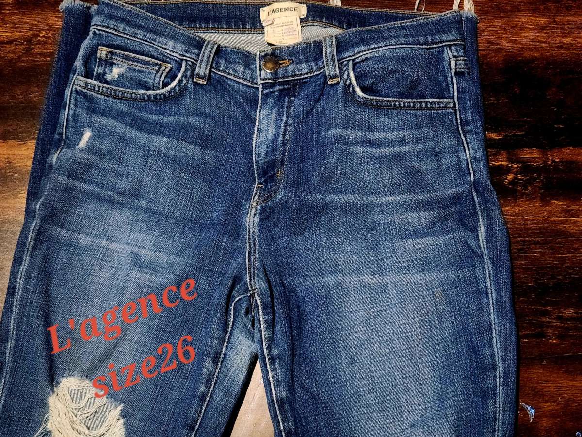 lagence womens blue jeans