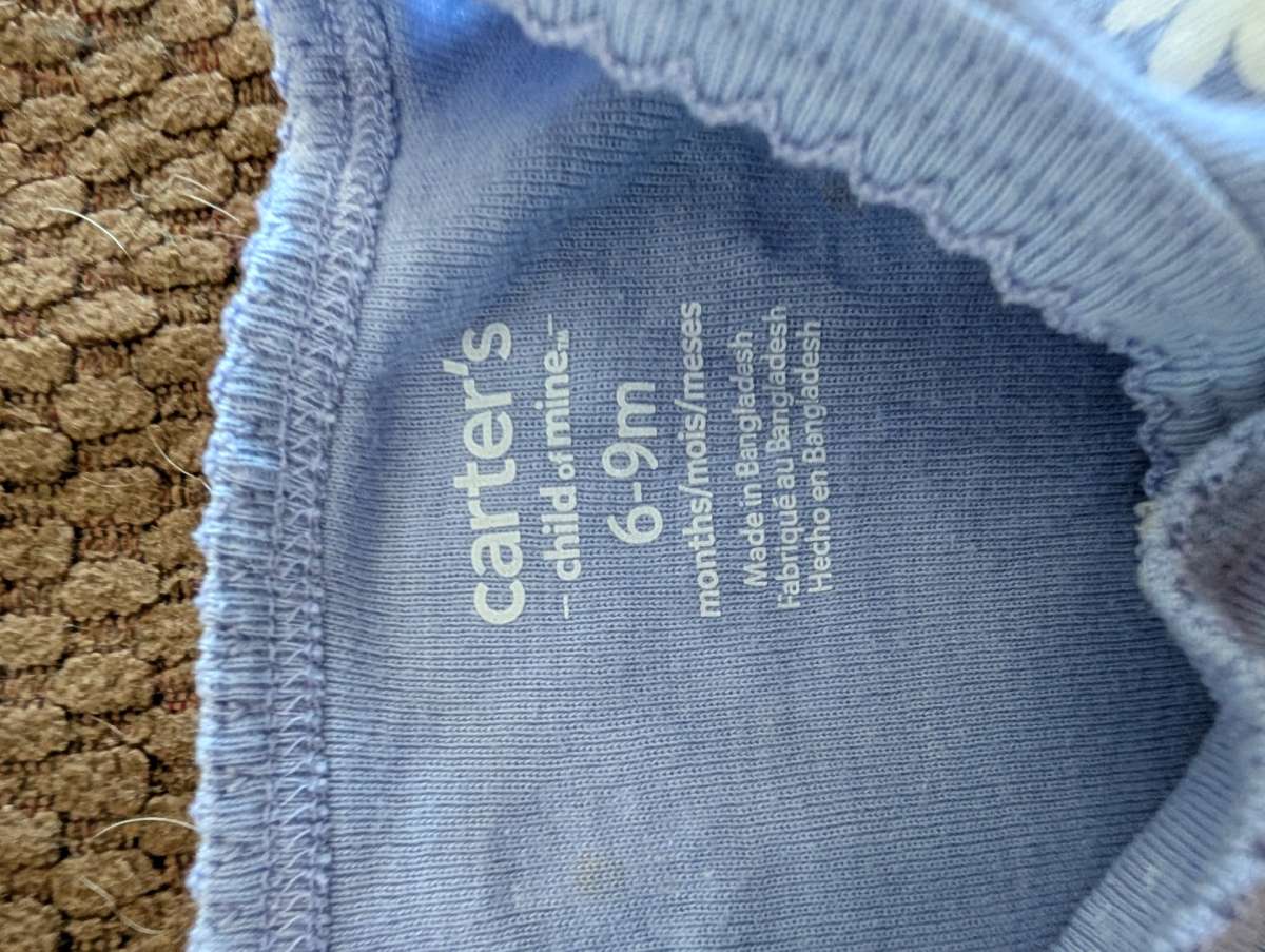 Baby Purple romper with bee