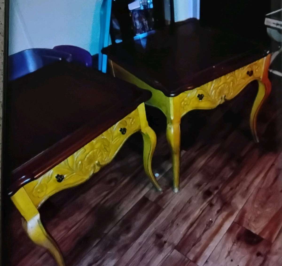 French heckman side tables