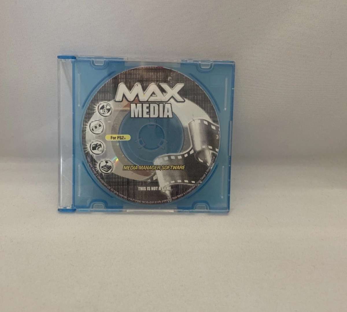PS2 Max Media Manager Software Mini Disk used see details be