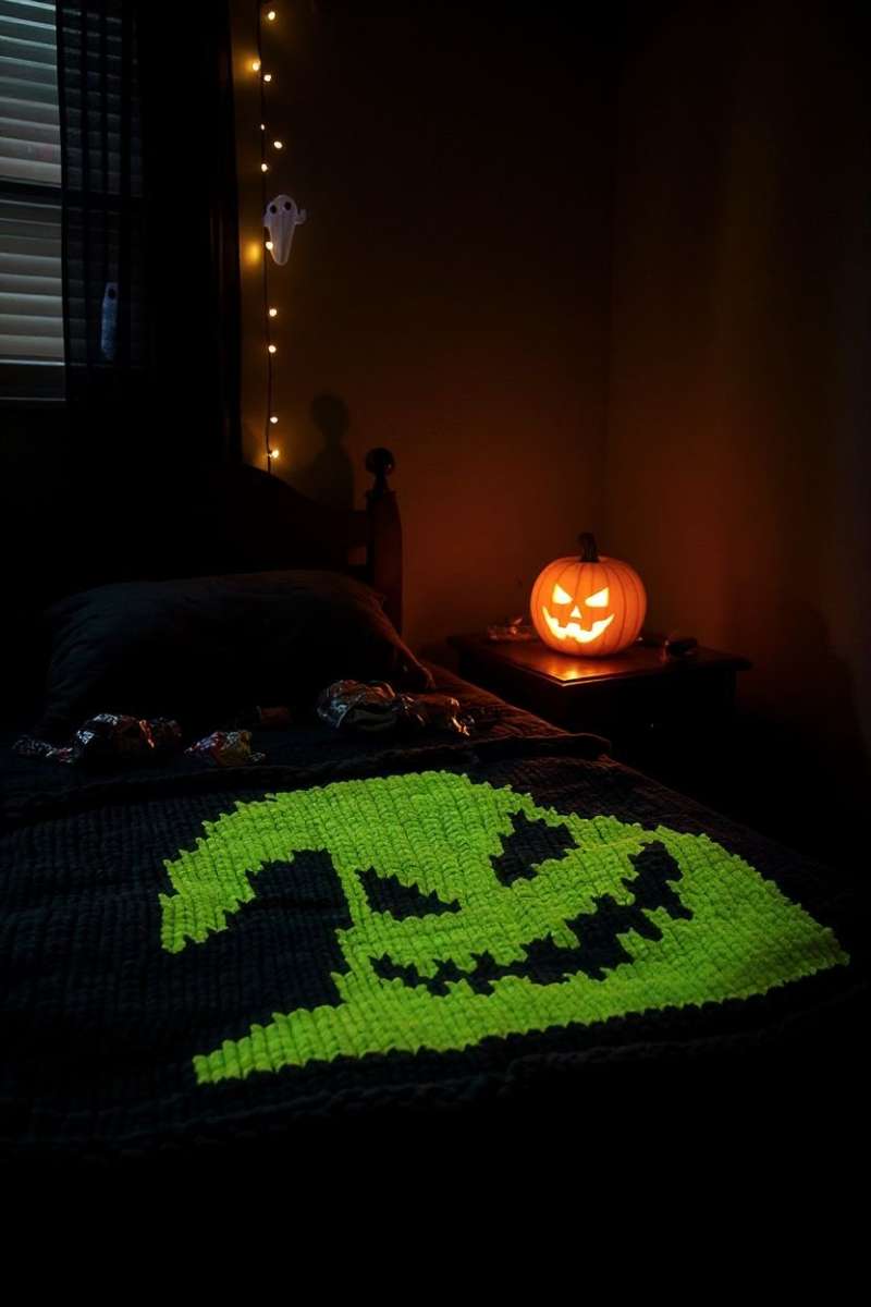 Oogie Boogie Nights Blanket