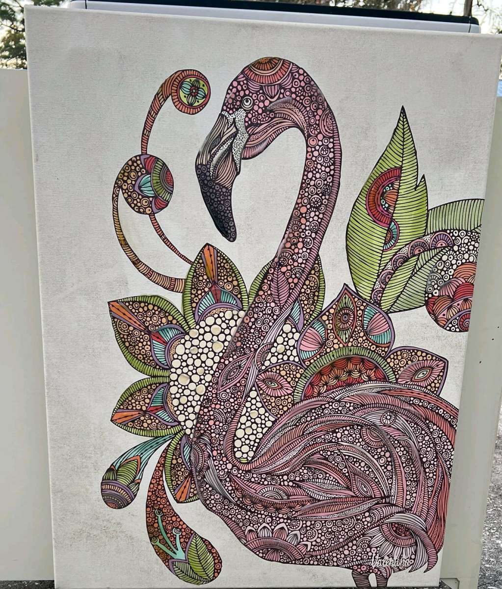 Flamingo Giclee by Valentino